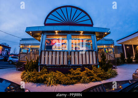 Post Road Diner   Norwalk, Connecticut, Stati Uniti d'America Foto Stock