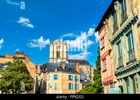 Case tradizionali a Le Mans, Francia Foto Stock