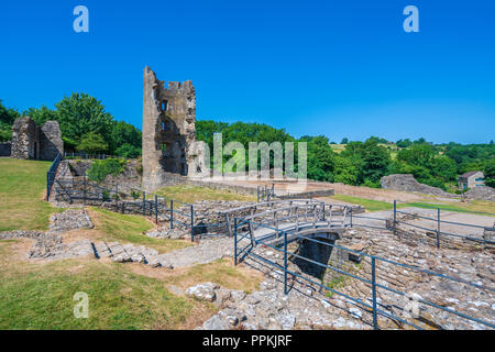 Farleigh Hungerford Castello, Somerset, Inghilterra, Regno Unito, Europa Foto Stock