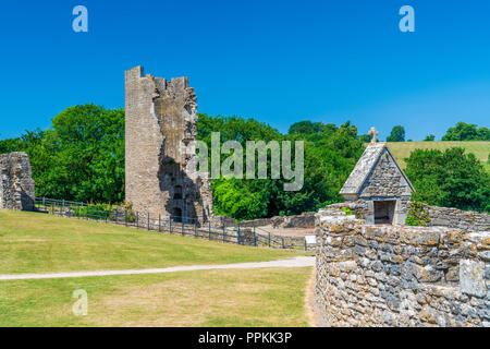 Farleigh Hungerford Castello, Somerset, Inghilterra, Regno Unito, Europa Foto Stock