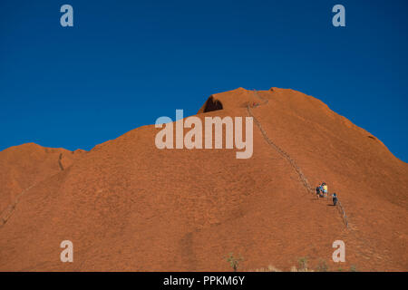 Uluru Ayers Rock, Uluru Kata Tjutas National Park, Australia Foto Stock