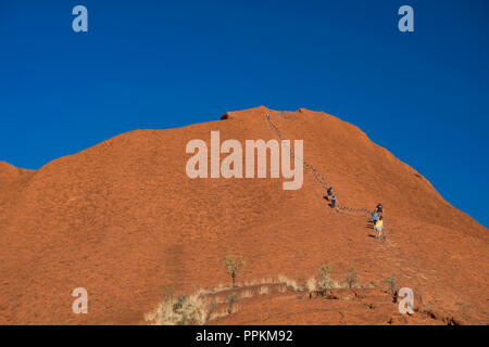 Uluru Ayers Rock, Uluru Kata Tjutas National Park, Australia Foto Stock