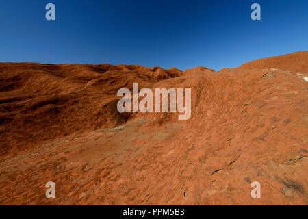 Uluru Ayers Rock, Uluru Kata Tjutas National Park, Australia Foto Stock