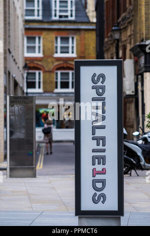 Spitalfields area storica, Borough of Tower Hamlets, London, England, Regno Unito Foto Stock