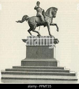 Bologna monumento a Vittorio Emanuele II. Foto Stock