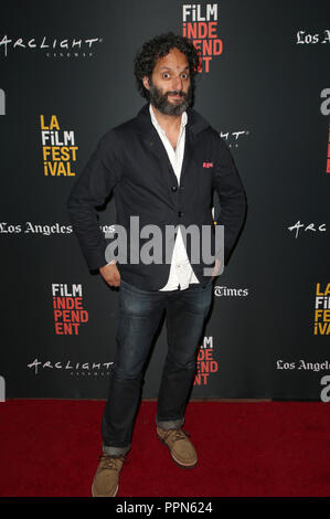 Culver City, CALIFORNIA, Stati Uniti. 26 settembre 2018. 26 settembre 2018 - Culver City, California - Jason Mantzoukas, 2018 LA Film Festival proiezione di ''The Long Dumb Road'' presso gli Arclight Cinemas Culver City. Credito fotografico: Faye Sadou/AdMedia Foto Stock