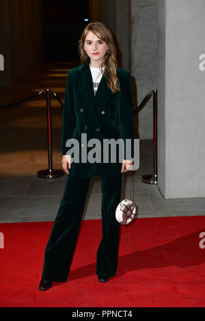 Emilia Jones arriva alla premiere di due per la gioia per il cinema Everyman in Kings Cross, London. Foto Stock