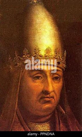 Bonifatius viii papst. Foto Stock