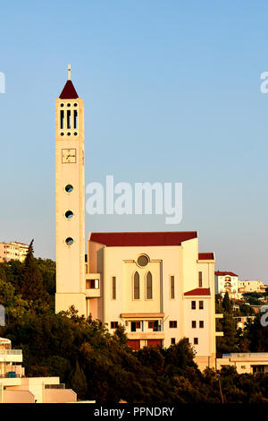 Crkva svetog Ivana: chiesa cattolica di Neum, Bosnia Erzegovina Foto Stock