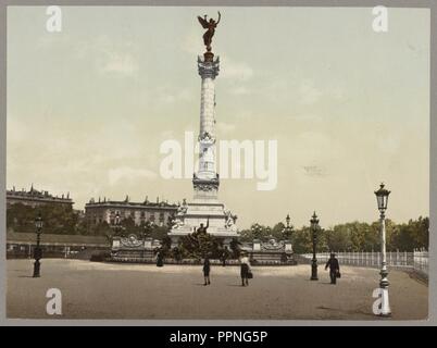 Bordeaux. La Colonne des Girondins Foto Stock