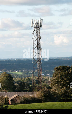 Intorno al Regno Unito - montante di comunicazioni Foto Stock