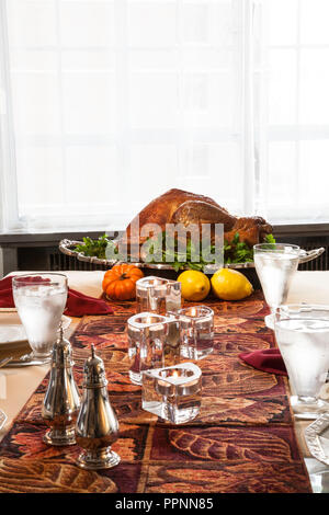 Il ringraziamento è un tradizionale American Family Holiday, STATI UNITI D'AMERICA Foto Stock