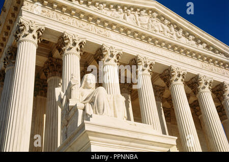 La Corte suprema degli Stati Uniti è in Washington D.C., USA Foto Stock