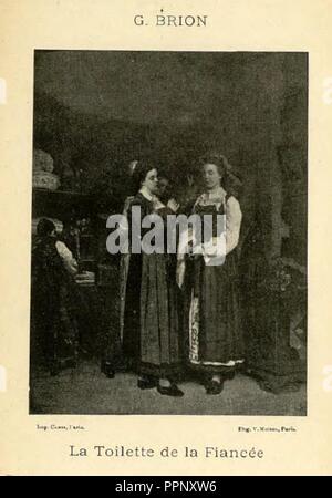 Bordeaux exposition Art Moderne 1895 - G Brion. Foto Stock