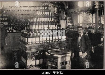 Bordeaux esposizione-maritime 1907 pavillon Picon 3. Foto Stock