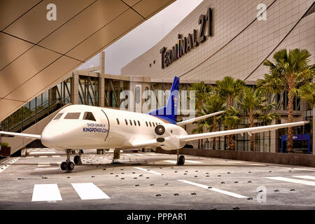 Il terminale 21 Shopping Mall, Pattaya. Funzione di aereo.Thailandia del sud-est asiatico Foto Stock