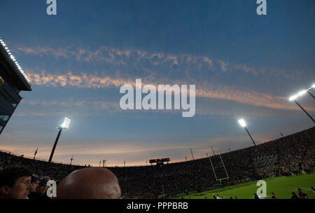 College Football americano, Purdue Boilermakers v Northwestern Wildcats, West Lafayette, Indiana, USA, America del Nord Foto Stock