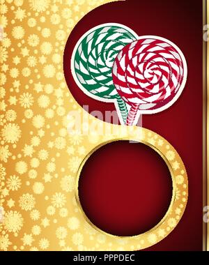 Sfondo di Natale con i fiocchi di neve design. Eps vettoriali 10 Illustrazione Vettoriale