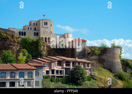 Castello e Museo di Skanderbeg, Kruje, Albania Foto Stock