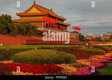 La Città Proibita e Piazza Tiananmen, Pechino Beijing Shi Cina Foto Stock