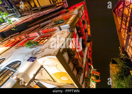 Le Tire-Bouchon ristorante, Rue des Tailleurs de Pierre, 67000 Strasburgo, Francia Foto Stock