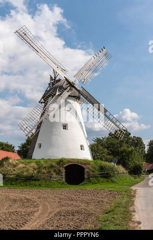 Mulino a vento, Suedhemmern, Hille, Minden-Luebbecke, Est Westphalia-Lippe, Renania settentrionale-Vestfalia, Germania, Südhemmern Foto Stock