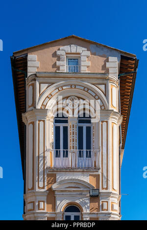 Architettura unica di Portoferraio, Isola d'Elba, Toscana, Italia, Europa. Foto Stock