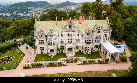 Schloss Altenstein o Altenstein Palace, nei pressi di Eisenach, Turingia, Germania Foto Stock