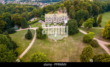 Schloss Altenstein o Altenstein Palace, nei pressi di Eisenach, Turingia, Germania Foto Stock