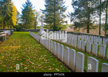 Biancospino Ridge numero 2 Cimitero di Beaumont Hamel sulle somme Foto Stock
