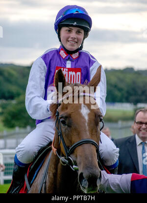 Bob è stato campione presente al La Champions Pertemps Willberry carità Derby, una gara di carità cavalcato da coloro che hanno un pegno per raccogliere fondi per il campione di Bob il cancro fiducia e della Hannah Willberry Pony di meraviglia della carità. La gara è stata eseguita sulla famosa Epsom Derby corso ed è stato vinto da 16-anno-vecchio re della Georgia su Sula isola addestrati da suo padre Alan Re. Dotato di: Georgia Re dove: EPSOM SURREY, Regno Unito quando: 27 Ago 2018 Credit: Paul Taylor/WENN.com Foto Stock