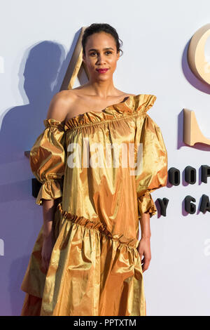 Londra, Regno Unito. Il 27 settembre 2018. Zawe Ashton assiste la UK film premiere di " è nata una stella' a Vue West End di Londra. Credito: Wiktor Szymanowicz/Alamy Live News Foto Stock