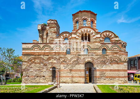 Cristo Pantocrator chiesa, Nessebar, Bulgaria Foto Stock