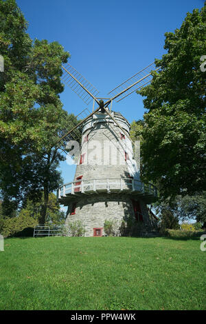 Lasalle,Canada 27, Settembre 2018.Il Fleming windmill nella città di Lasalle.Credit:Mario Beauregard/Alamy Live News Foto Stock