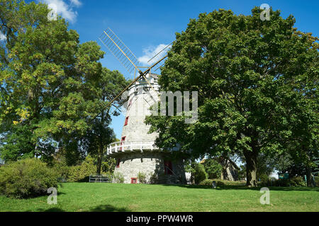 Lasalle,Canada 27, Settembre 2018.Il Fleming windmill nella città di Lasalle.Credit:Mario Beauregard/Alamy Live News Foto Stock