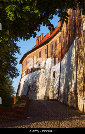 Cracovia in Polonia : le pareti esterne dell'Unesco di cui il Castello Reale di Wawel sul colle di Wawel. Foto Stock