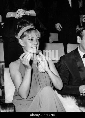 Jeanne Moreau, festival del cinema di Venezia, 1961 Foto Stock