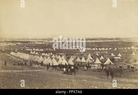 Altopiano di Sebastopol II; Roger Fenton, inglese, 1819 - 1869, Sebastopol, Crimea; 1855; albume silver stampa Foto Stock