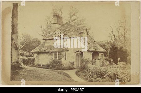 Residenza di Thomas Roberts a Wodenethe moria di pesci su Hudson N.Y. vista esterna di Rose Cottage, Blaise frazione; American; 1865 Foto Stock