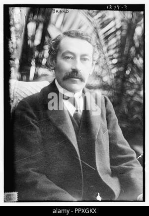 Briand, Aristide (il ministro degli esteri francese) Foto Stock