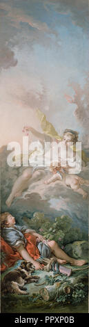 Aurora e Cefalo; François Boucher, francese, 1703 - 1770, 1769; Olio su tela, 265 x 86 cm, 104 5,16 x 33 7,8 in Foto Stock