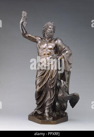 Giove; Michel Anguier, francese, 1612 o 1614 - 1686, probabilmente cast tardo XVII secolo, a partire da un modello del 1652, Bronzo Foto Stock