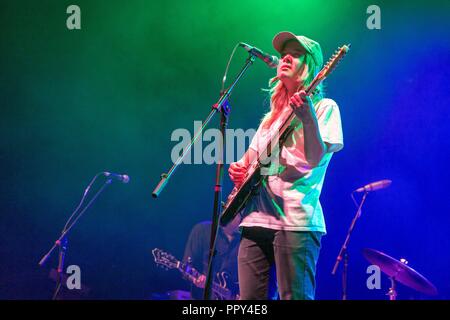 Madison, Wisconsin, Stati Uniti d'America. Il 27 settembre, 2018. JESS PREZZO DI Campdogzz durante lo strappo in corrispondenza delle cuciture Tour presso il Sylvee a Madison, Wisconsin Credit: Daniel DeSlover/ZUMA filo/Alamy Live News Foto Stock