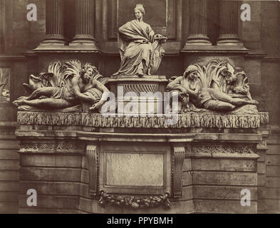 Fontaine rue de Grenelle; Pierre Emonds, francese, 1831 - circa 1905, Parigi, Francia; 1870 - 1879; albume silver stampa Foto Stock