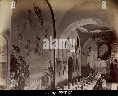 Capri - Hotel Pagano; Giorgio Sommer, italiano, nato in Germania, 1834 - 1914, circa 1845 - 1877; albume silver stampa Foto Stock