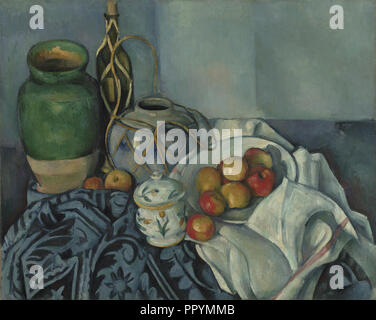 Natura morta con mele; Paul Cézanne, francese, 1839 - 1906, Francia; 1893 - 1894; Olio su tela; 65,4 × 81,6 cm Foto Stock