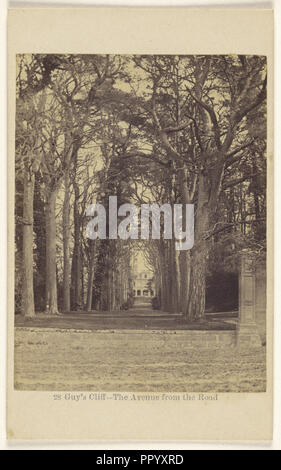 Ragazzo Cliff - Avenue dalla strada; Francis Bedford, inglese, 1815,1816 - 1894, 1862 - 1864; albume silver stampa Foto Stock