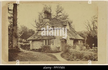 Esterno di Rose Cottage, Blaise frazione; 1867; albume silver stampa Foto Stock