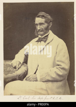 Sir Lieutenant-General speranza concedere, K.C.B; attribuita a Felice Beato, 1832 - 1909, India; 1858 - 1859 Foto Stock