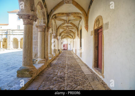 I chiostri del convento di Cristo a Tomar, Portogallo - un sito Patrimonio Mondiale dell'UNESCO Foto Stock